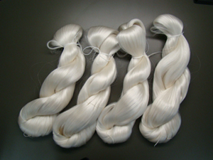 Silk made with spider silk sequences