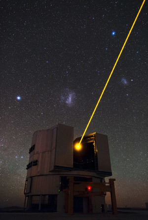 One of the four European Southern Observatory's Very Large Telescopes (VLT)