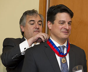Paolo Carozza receives the Order of Merit of Bernardo O’Higgins